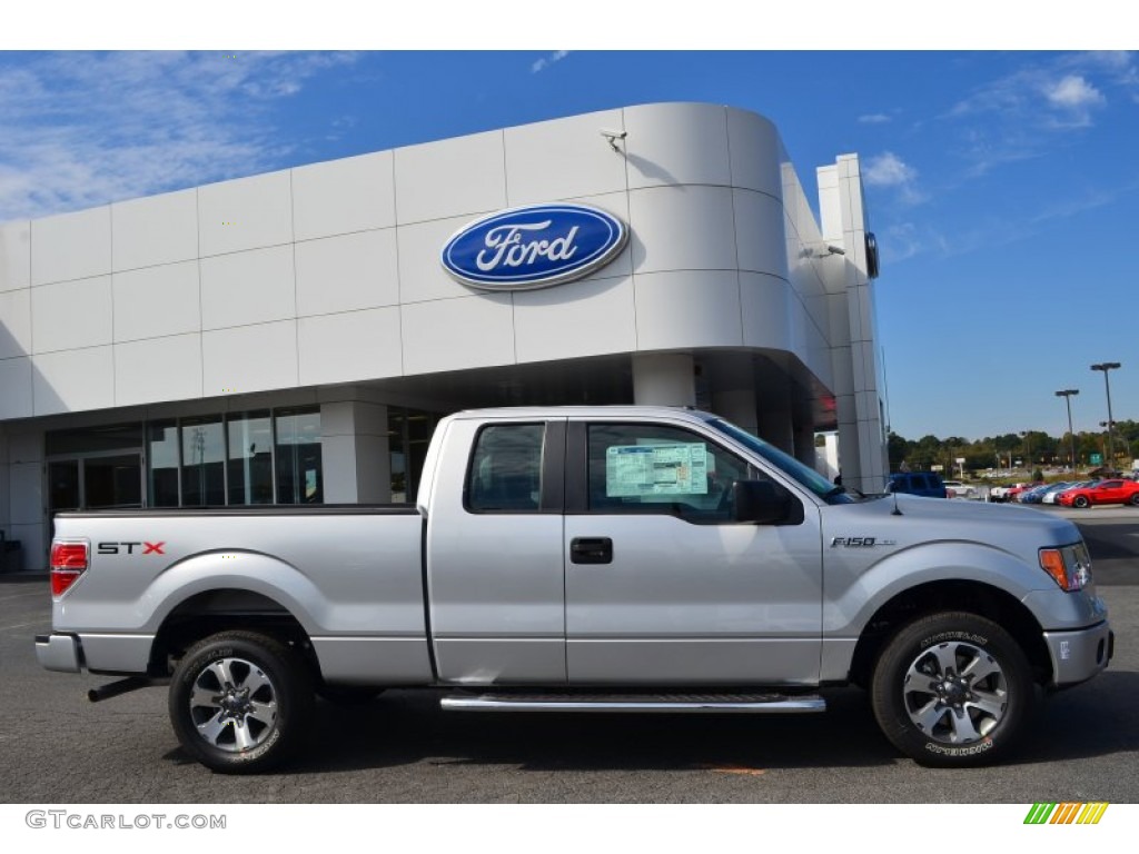 Ingot Silver Metallic 2013 Ford F150 STX SuperCab Exterior Photo #87114123