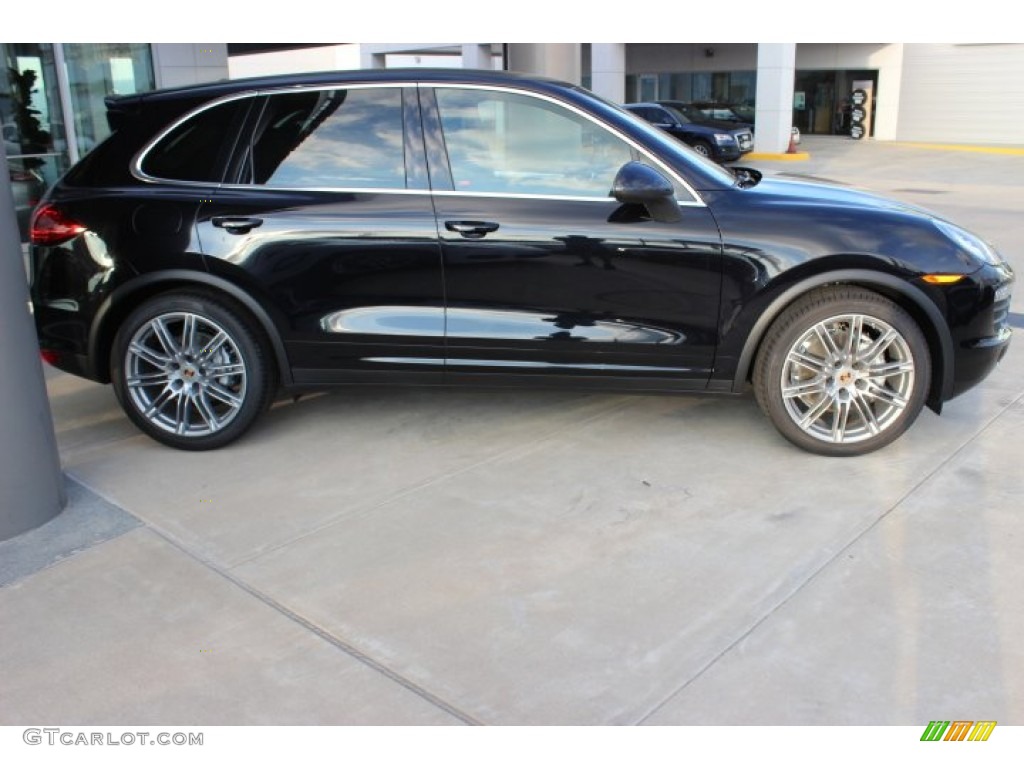 Jet Black Metallic 2014 Porsche Cayenne S Exterior Photo #87114468