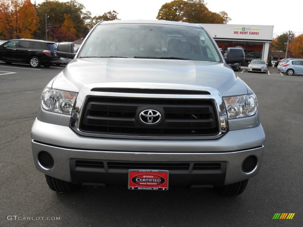 2011 Tundra Double Cab 4x4 - Silver Sky Metallic / Graphite Gray photo #2