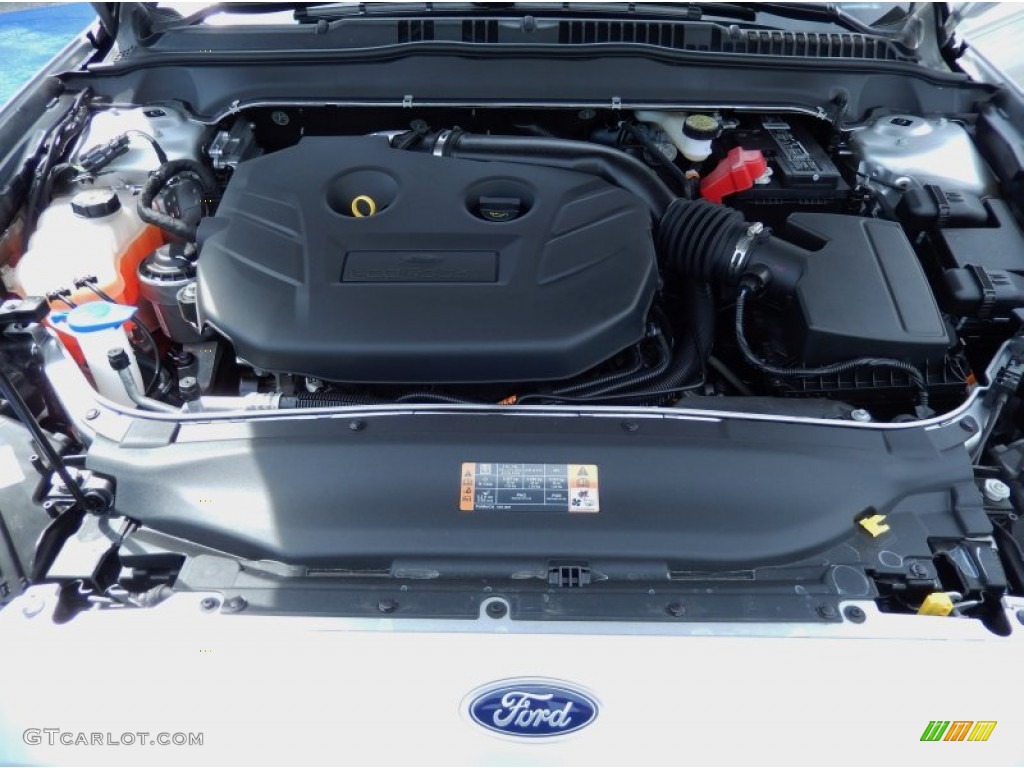 2014 Ford Fusion Titanium 2.0 Liter GTDI EcoBoost Turbocharged DOHC 16-Valve Ti-VCT 4 Cylinder Engine Photo #87115047