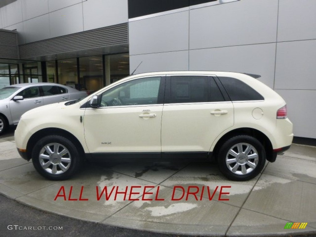 2008 MKX AWD - Creme Brulee Metallic / Light Camel photo #2