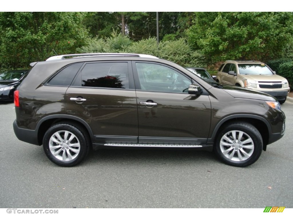 2011 Sorento EX - Java Brown / Black photo #3