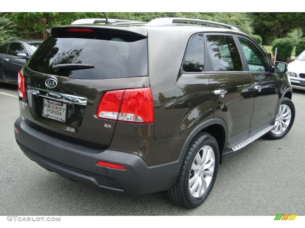 2011 Sorento EX - Java Brown / Black photo #4