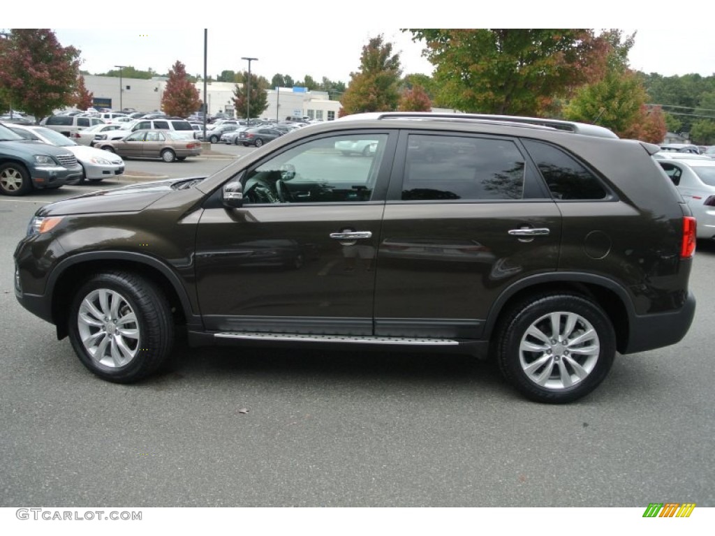 2011 Sorento EX - Java Brown / Black photo #6