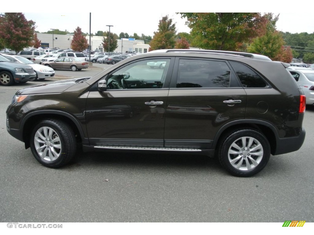 2011 Sorento EX - Java Brown / Black photo #6