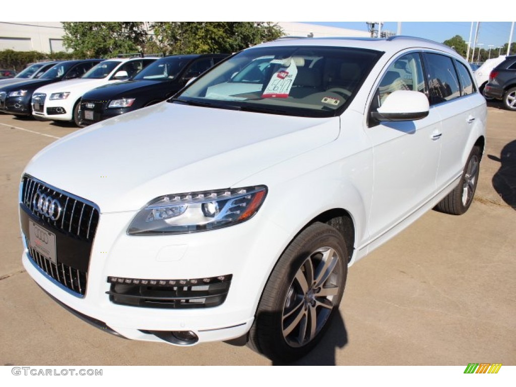 Glacier White Metallic 2014 Audi Q7 3.0 TFSI quattro Exterior Photo #87115884