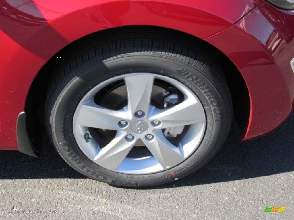 2013 Elantra GLS - Red / Gray photo #3