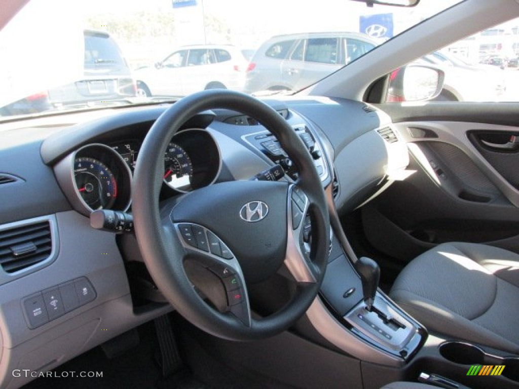 2013 Elantra GLS - Red / Gray photo #6