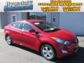 2013 Red Hyundai Elantra GLS  photo #1