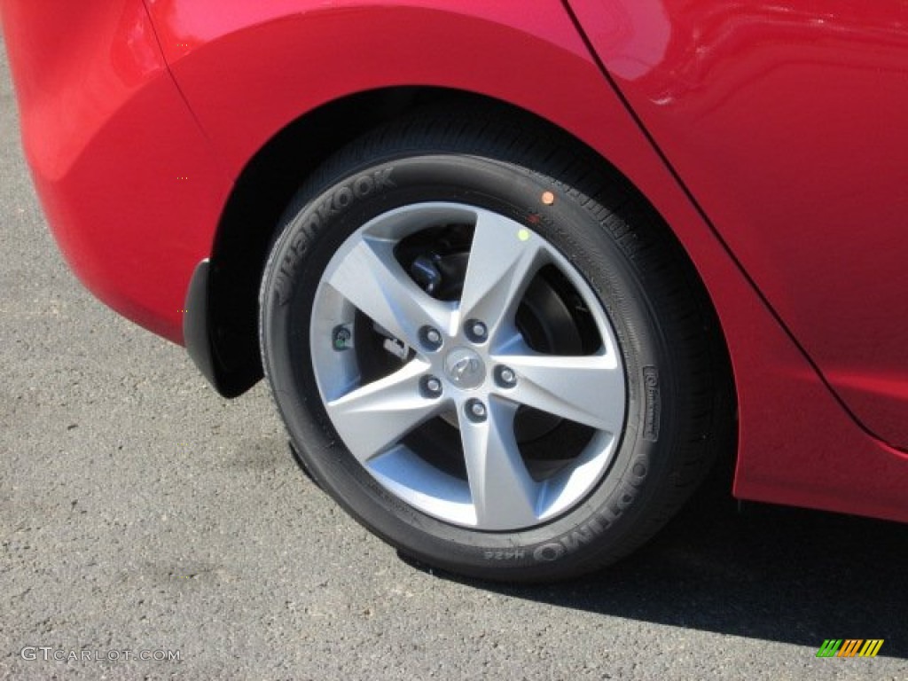 2013 Elantra GLS - Red / Beige photo #3