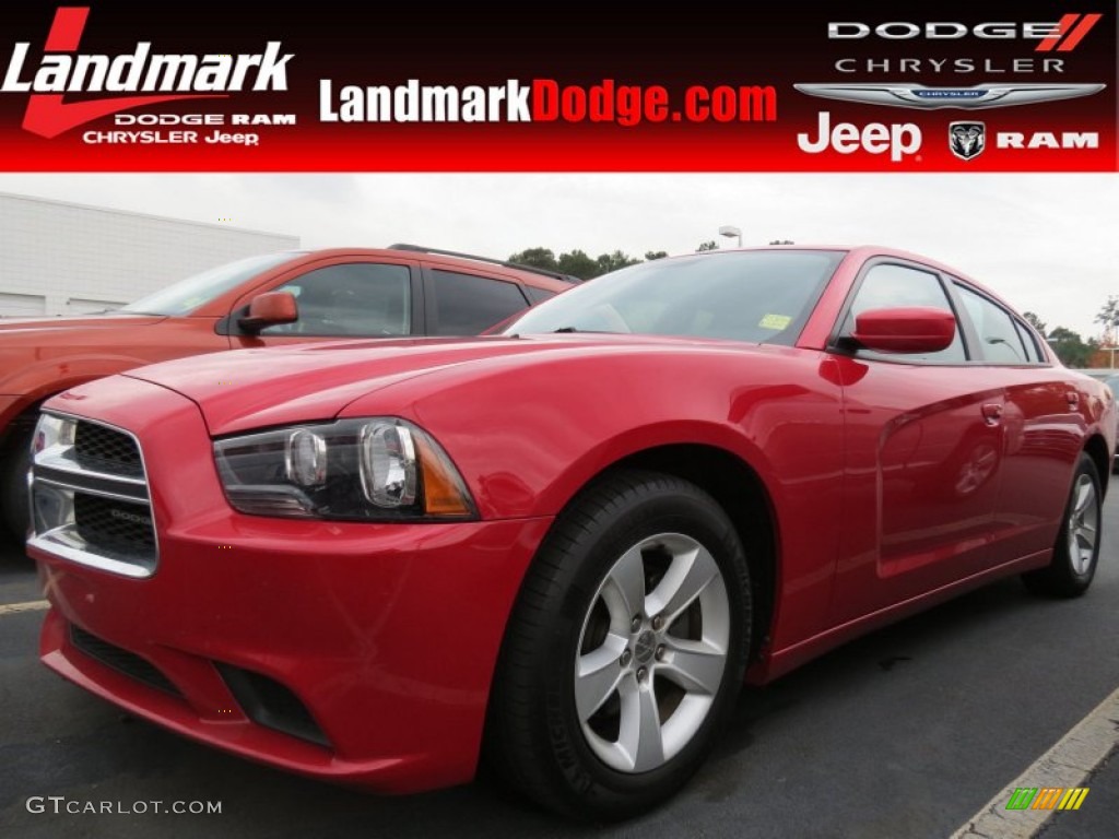 2012 Charger SE - Redline 3-Coat Pearl / Black photo #1
