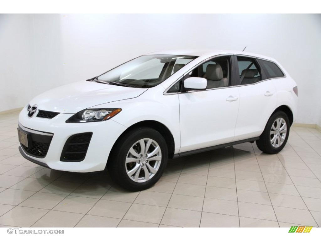 Crystal White Pearl Mica 2011 Mazda CX-7 s Touring AWD Exterior Photo #87117939