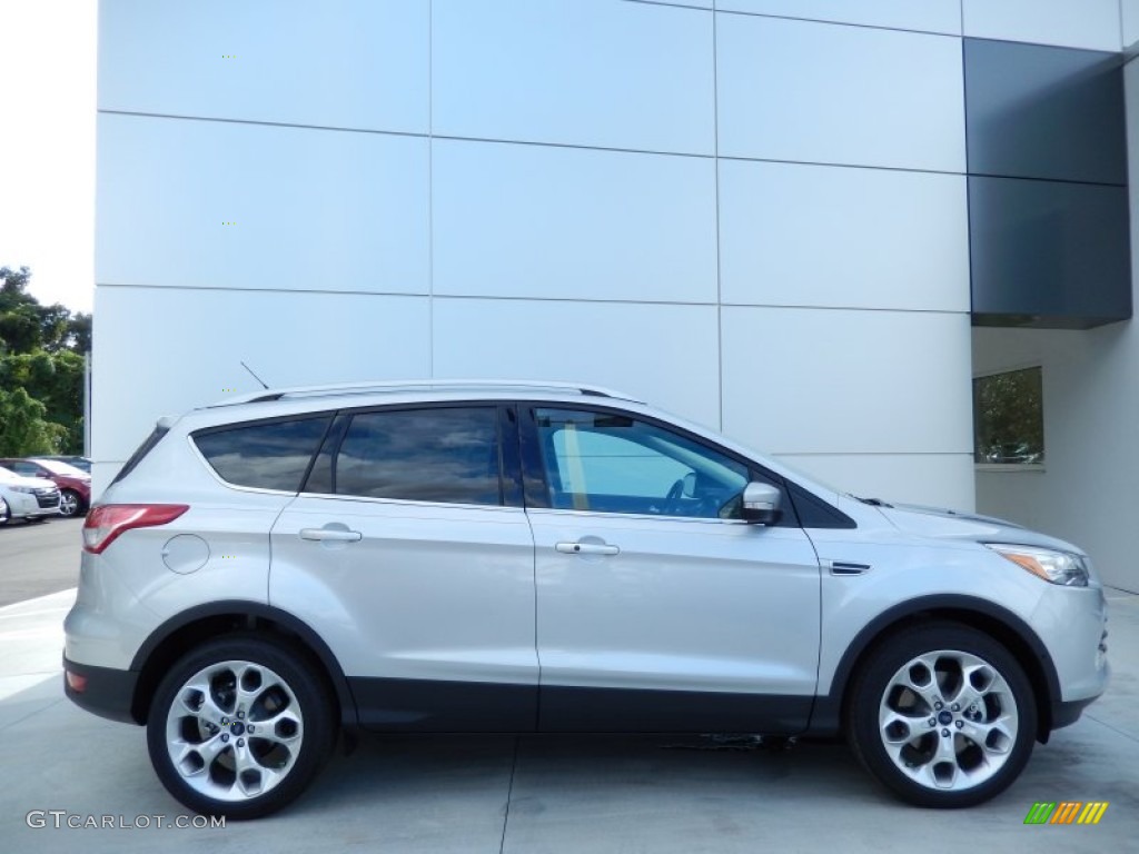 2014 Escape Titanium 2.0L EcoBoost - Ingot Silver / Medium Light Stone photo #3