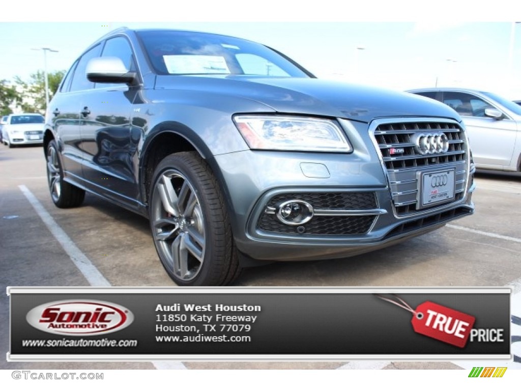 2014 SQ5 Premium plus 3.0 TFSI quattro - Monsoon Gray Metallic / Black photo #1