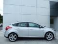 2014 Ingot Silver Ford Focus Titanium Hatchback  photo #3