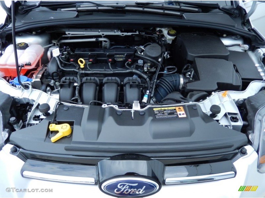 2014 Ford Focus Titanium Hatchback 2.0 Liter GDI DOHC 16-Valve Ti-VCT Flex-Fuel 4 Cylinder Engine Photo #87118728