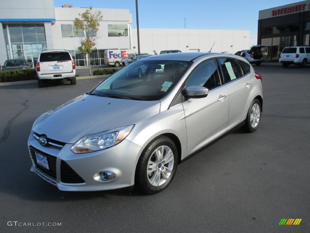 2012 Focus SEL 5-Door - Ingot Silver Metallic / Charcoal Black photo #2