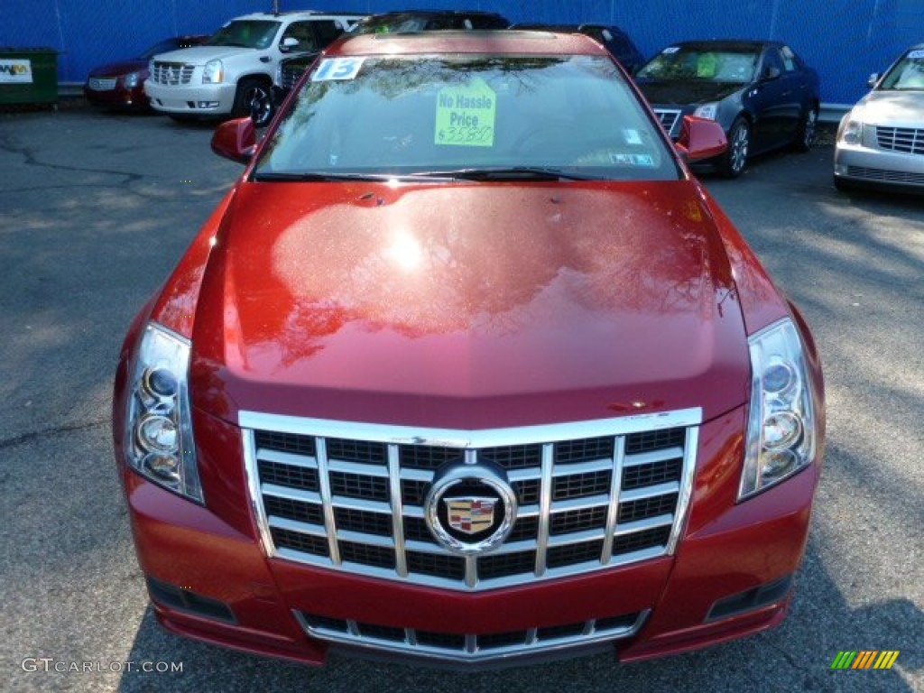 2013 CTS 4 3.0 AWD Sedan - Crystal Red Tintcoat / Cashmere/Cocoa photo #15