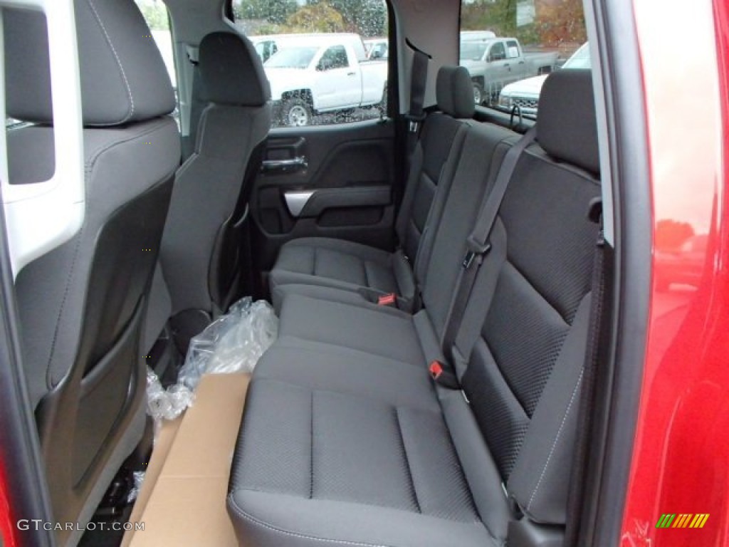 Jet Black Interior 2014 Chevrolet Silverado 1500 LT Double Cab 4x4 Photo #87119970