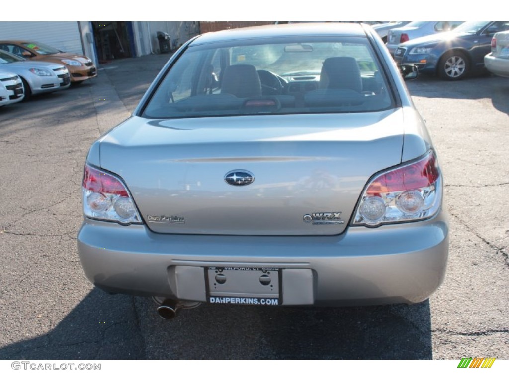 2007 Impreza WRX Sedan - Crystal Gray Metallic / Anthracite Black photo #7