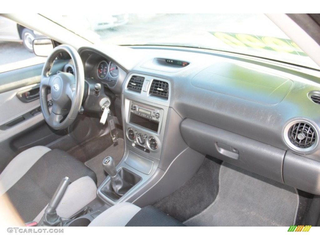 2007 Impreza WRX Sedan - Crystal Gray Metallic / Anthracite Black photo #9