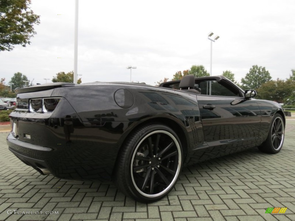 2012 Camaro LT Convertible - Black / Black photo #5