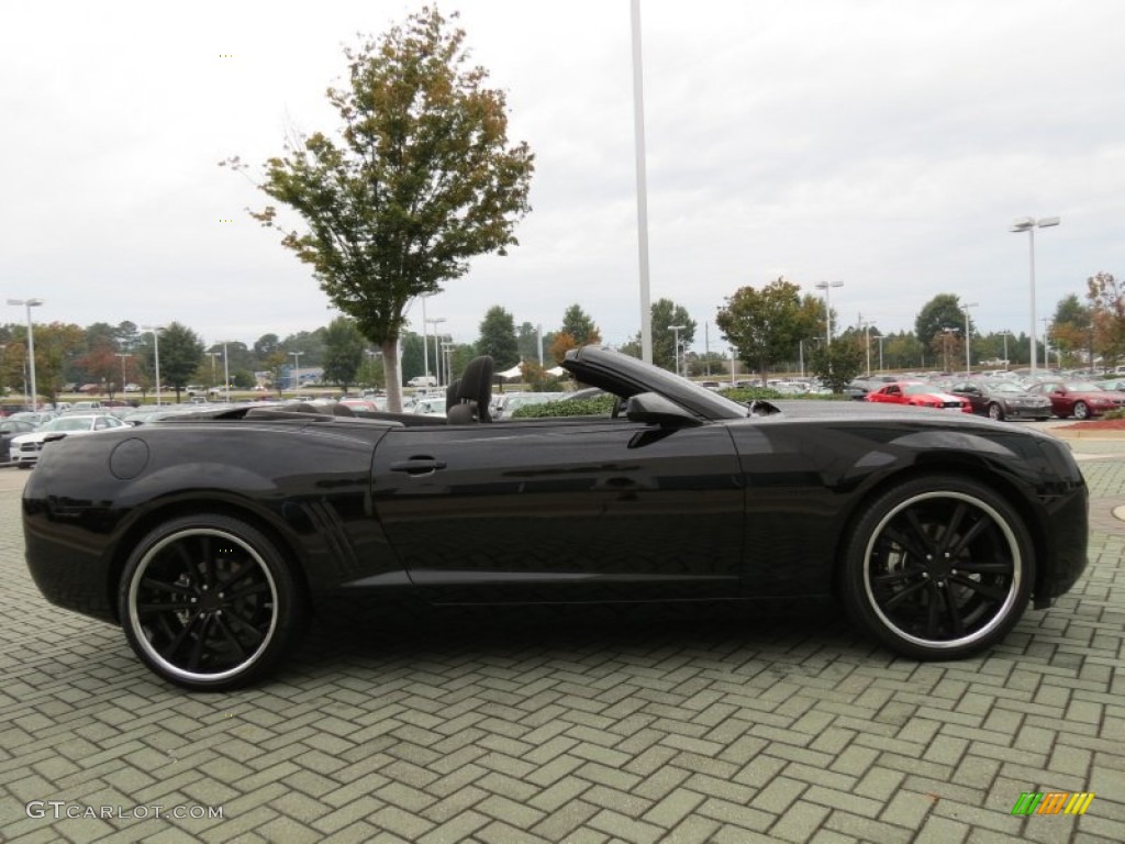 2012 Camaro LT Convertible - Black / Black photo #6