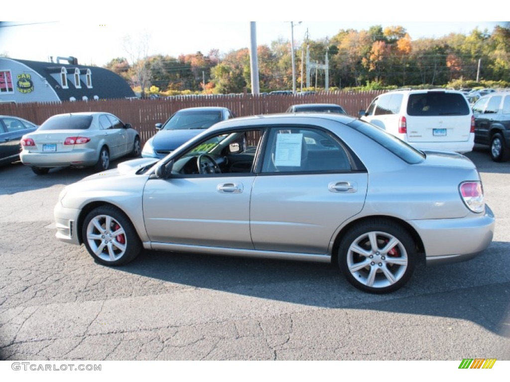 2007 Impreza WRX Sedan - Crystal Gray Metallic / Anthracite Black photo #11