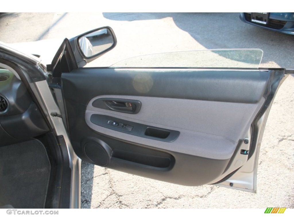 2007 Impreza WRX Sedan - Crystal Gray Metallic / Anthracite Black photo #18