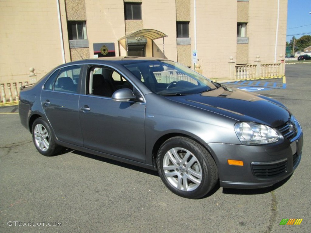 Platinum Grey Metallic 2007 Volkswagen Jetta Wolfsburg Edition Sedan Exterior Photo #87120768