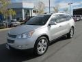 2011 Silver Ice Metallic Chevrolet Traverse LTZ AWD  photo #2