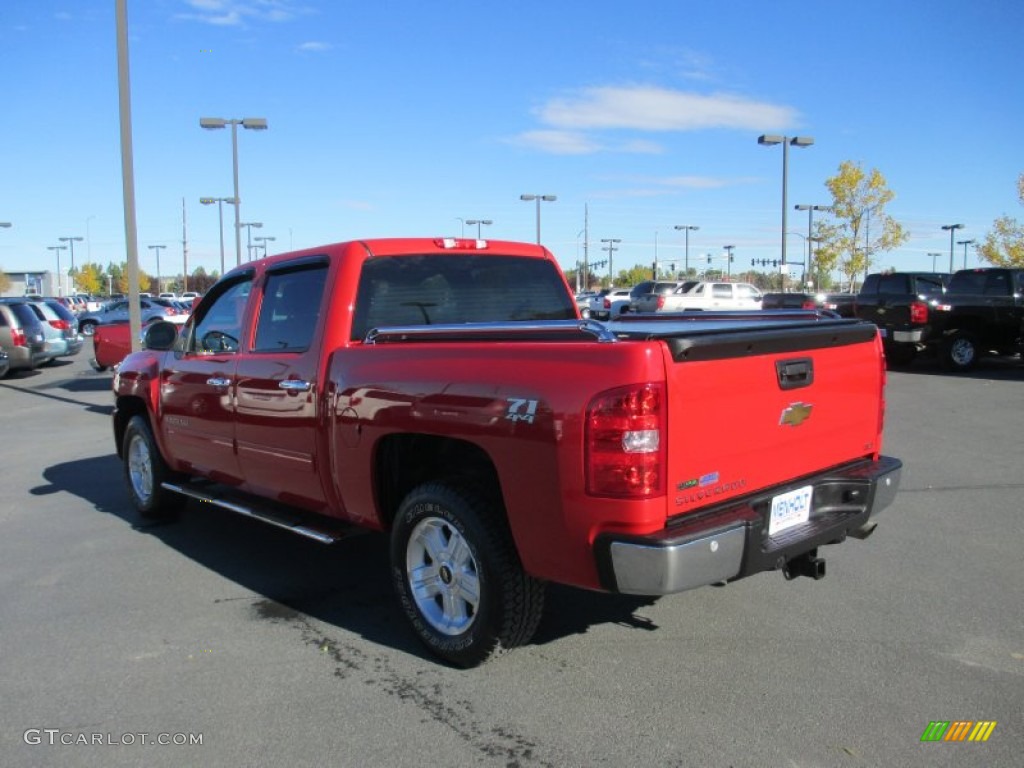 2011 Silverado 1500 LTZ Crew Cab 4x4 - Victory Red / Ebony photo #4