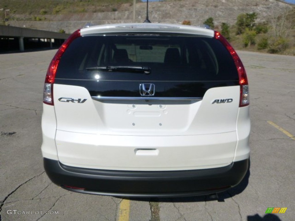 2014 CR-V EX-L AWD - White Diamond Pearl / Black photo #4