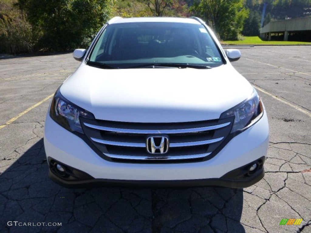 2014 CR-V EX-L AWD - White Diamond Pearl / Black photo #8