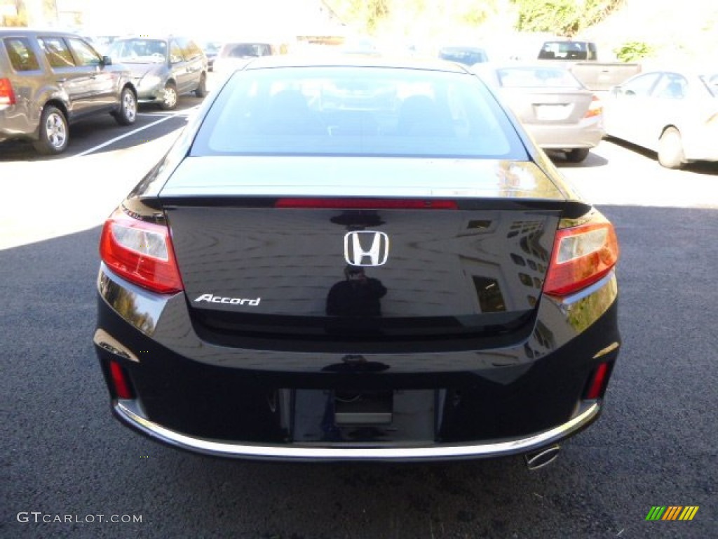 2014 Accord EX Coupe - Crystal Black Pearl / Black photo #4