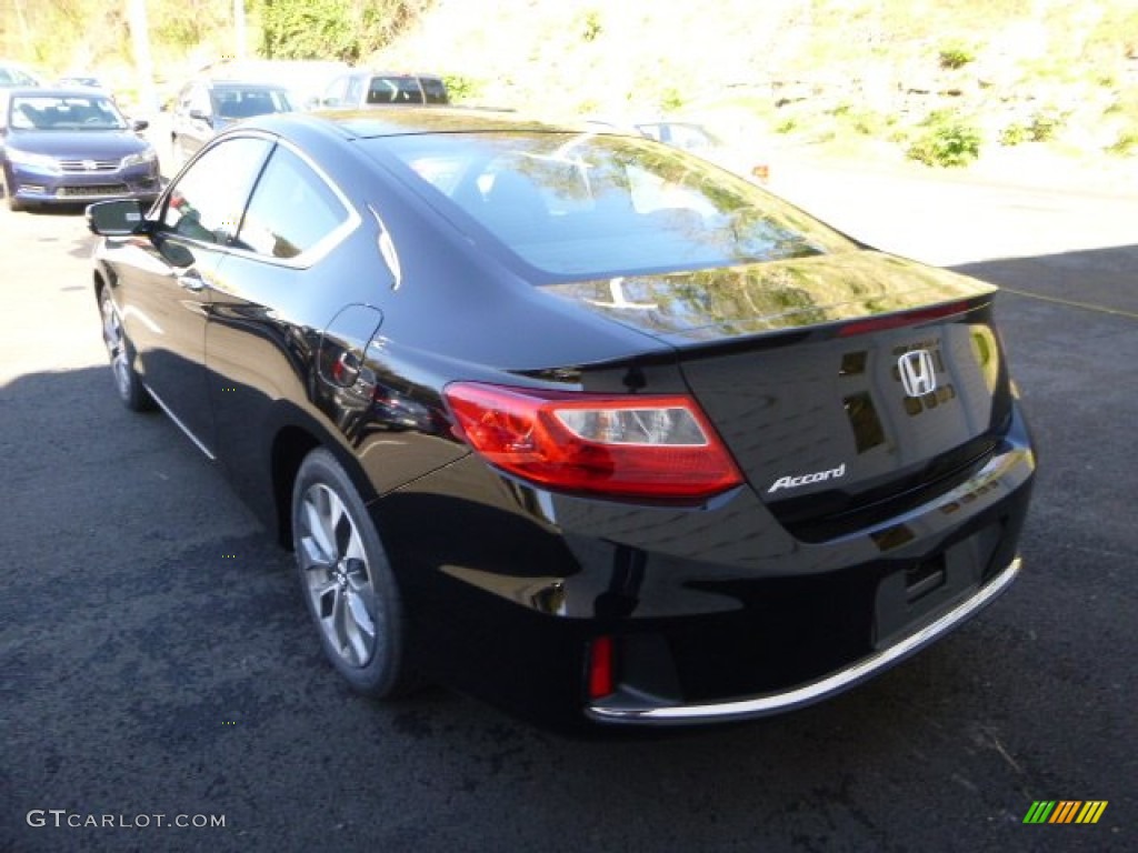 2014 Accord EX Coupe - Crystal Black Pearl / Black photo #5
