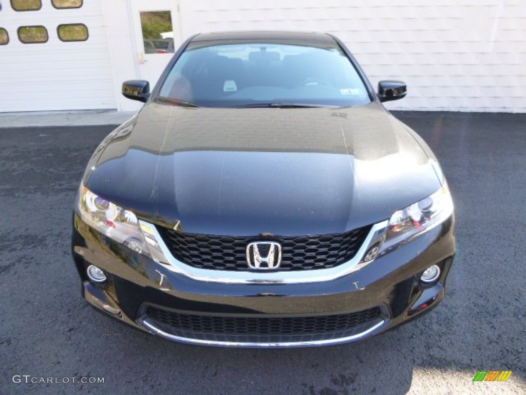 2014 Accord EX Coupe - Crystal Black Pearl / Black photo #8