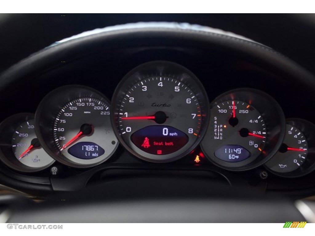 2008 Porsche 911 Turbo Coupe Gauges Photo #87124976