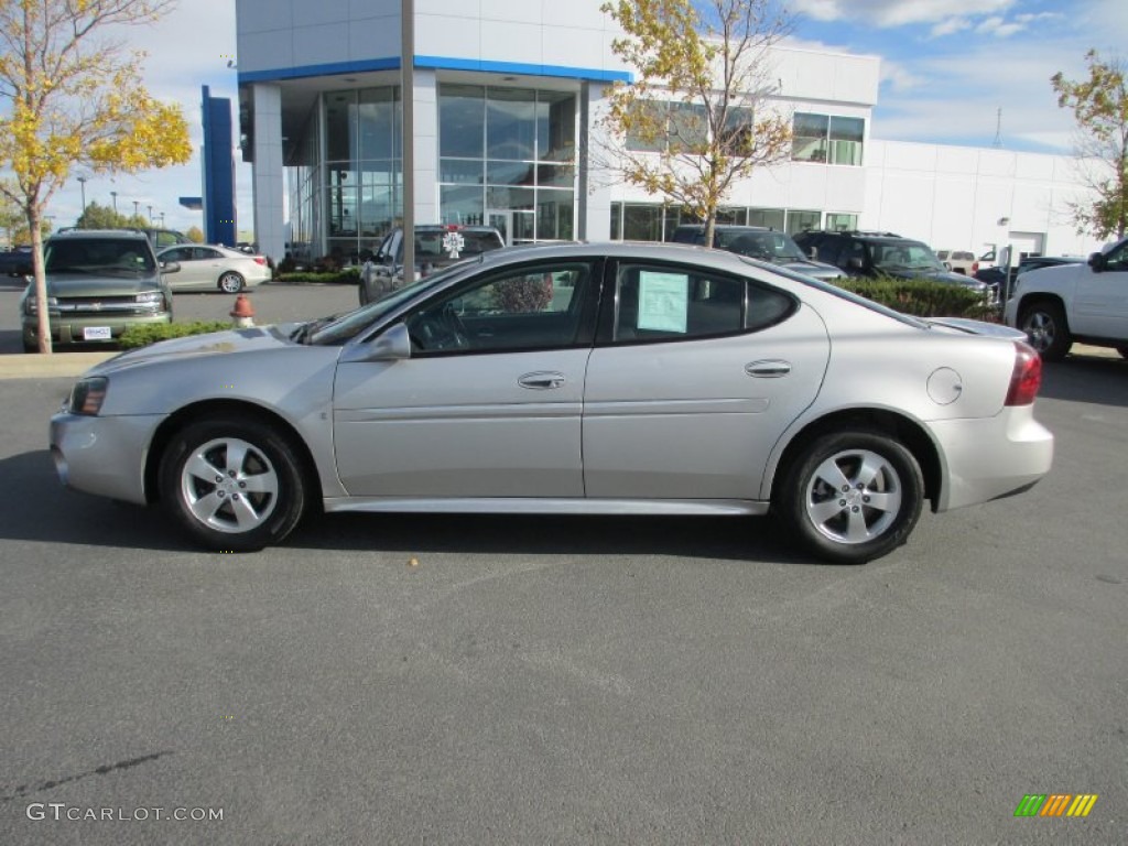 2007 Grand Prix Sedan - Liquid Silver Metallic / Ebony photo #3