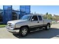 2004 Silver Birch Metallic Chevrolet Silverado 1500 LS Extended Cab 4x4  photo #1