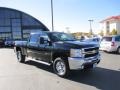 Black 2009 Chevrolet Silverado 2500HD LTZ Crew Cab 4x4