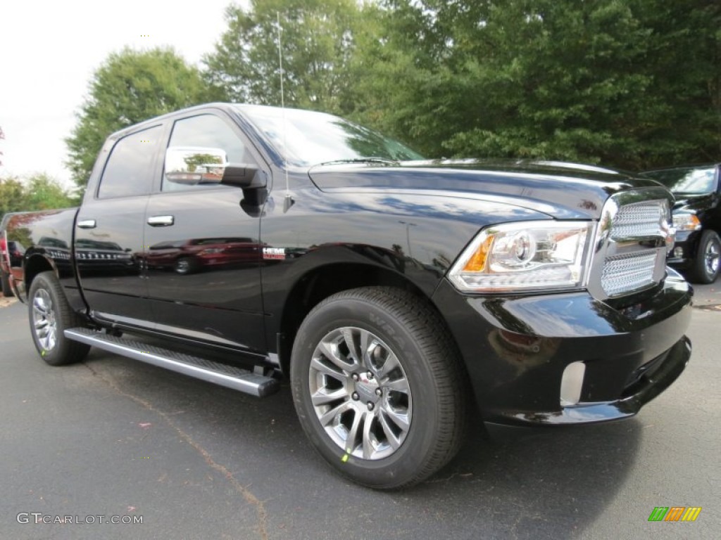 Black 2014 Ram 1500 Laramie Limited Crew Cab Exterior Photo #87126288