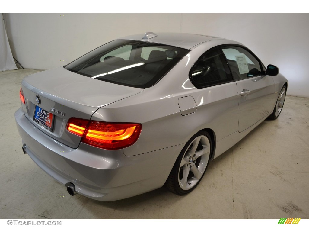 2011 3 Series 335i Coupe - Titanium Silver Metallic / Black photo #5