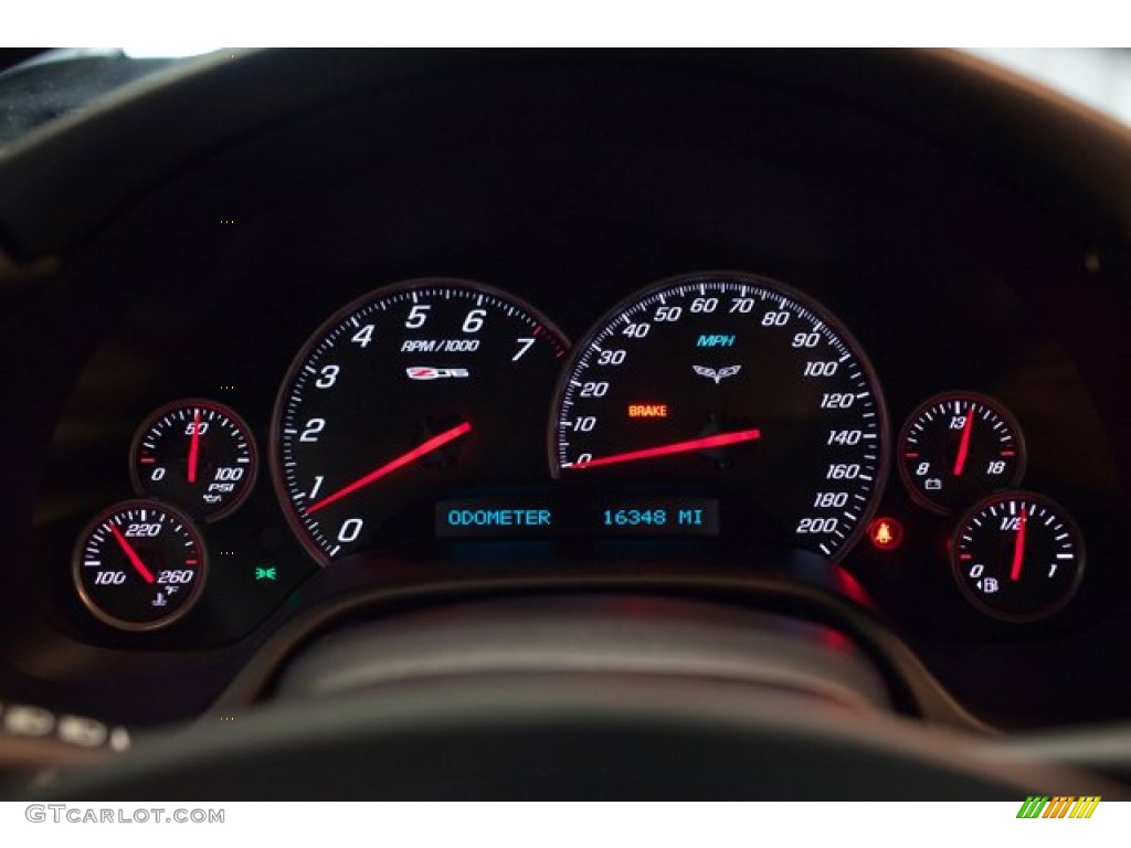 2008 Chevrolet Corvette Z06 Gauges Photo #87126354