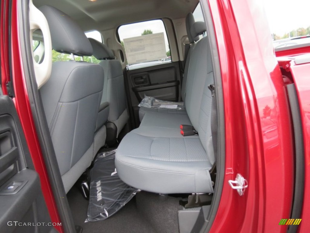 2014 1500 Express Quad Cab - Deep Cherry Red Crystal Pearl / Black/Diesel Gray photo #8