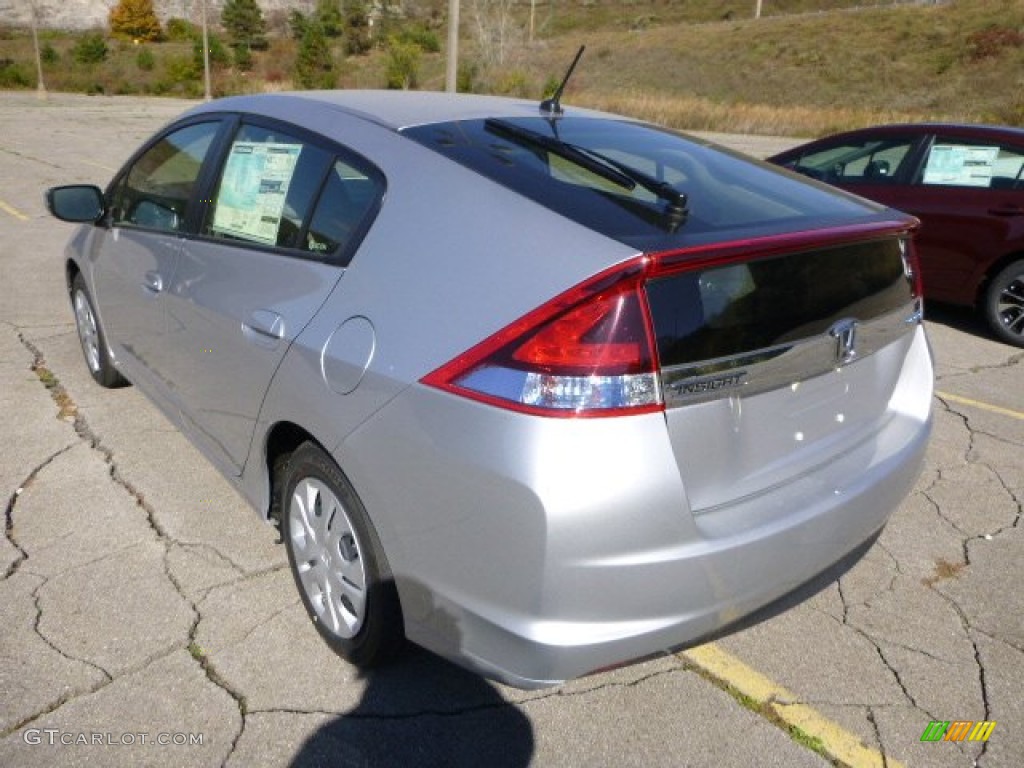 Alabaster Silver Metallic 2013 Honda Insight LX Hybrid Exterior Photo #87127465