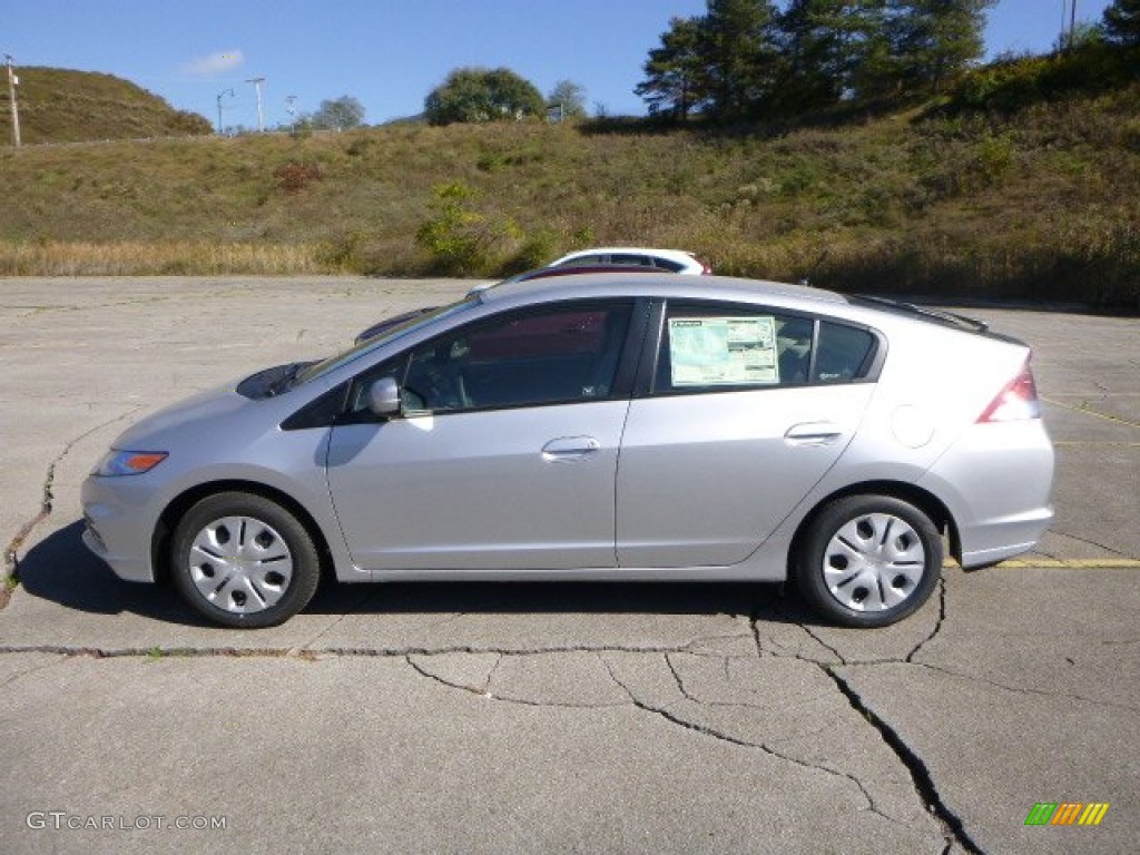 Alabaster Silver Metallic 2013 Honda Insight LX Hybrid Exterior Photo #87127494