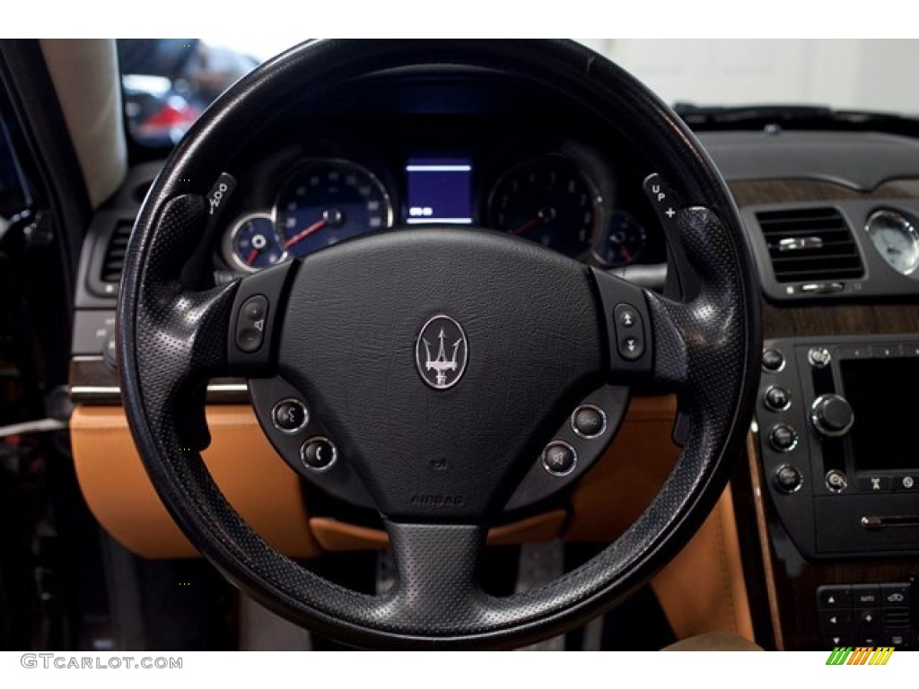 2010 Quattroporte Sport GT S - Grigio Granito (Dark Grey Metallic) / Cuoio photo #48