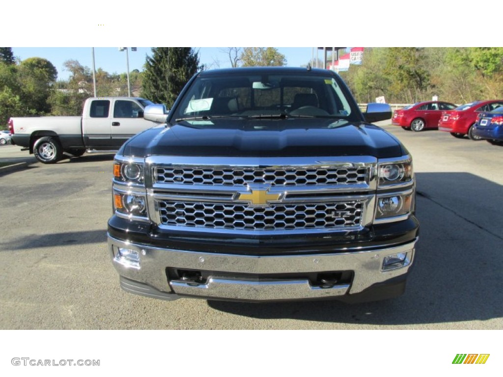 2014 Silverado 1500 LTZ Crew Cab 4x4 - Black / Jet Black photo #10