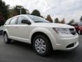 2014 Pearl White Tri-Coat Dodge Journey Amercian Value Package  photo #4